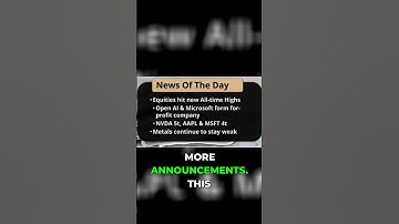 AI Market Frenzy: Nvidia, OpenAI Power New Highs!