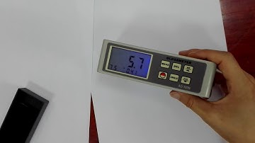 Gloss Meter Demo for Printed and Paper Material