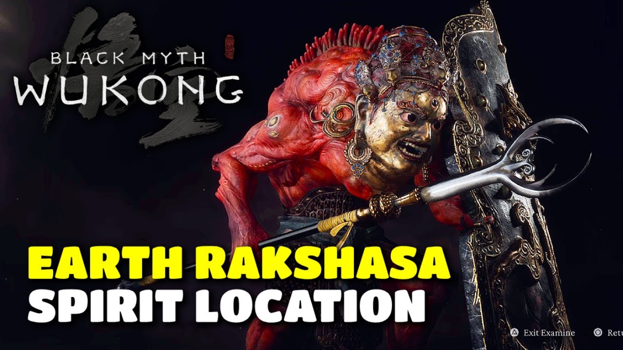 Black Myth Wukong - Earth Rakshasa Spirit Location Guide (Chapter 5 ...