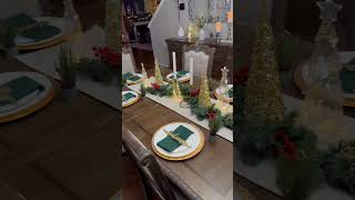 Christmas Tablescape | Table Setting #christmastablescape #christmasdecor #christmasdiningroomdecor