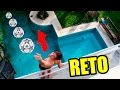 RETO FÚTBOL del TECHO a la PISCINA! vs Gonzalo Goette y Tomas Oranges