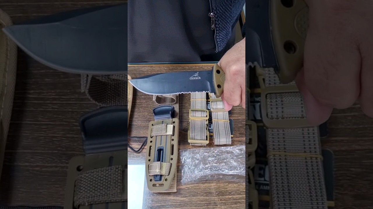 GERBER SURVIVAL KNIFE quick Unboxing. 
