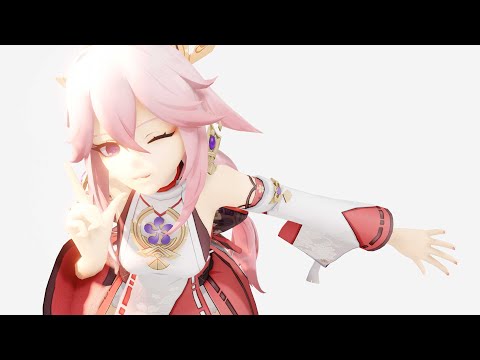 【原神MMD】回レ!雪月花【八重神子】
