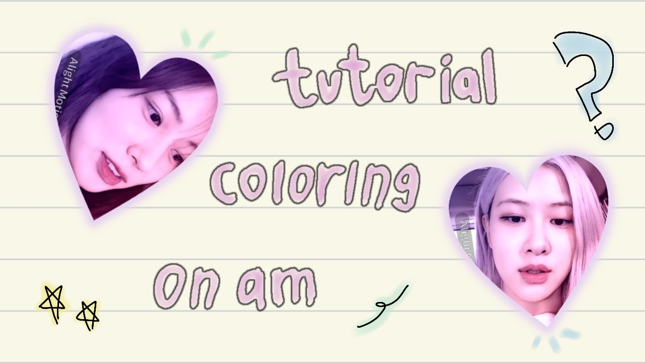 tutorial coloring blue pink on am 🥬💭