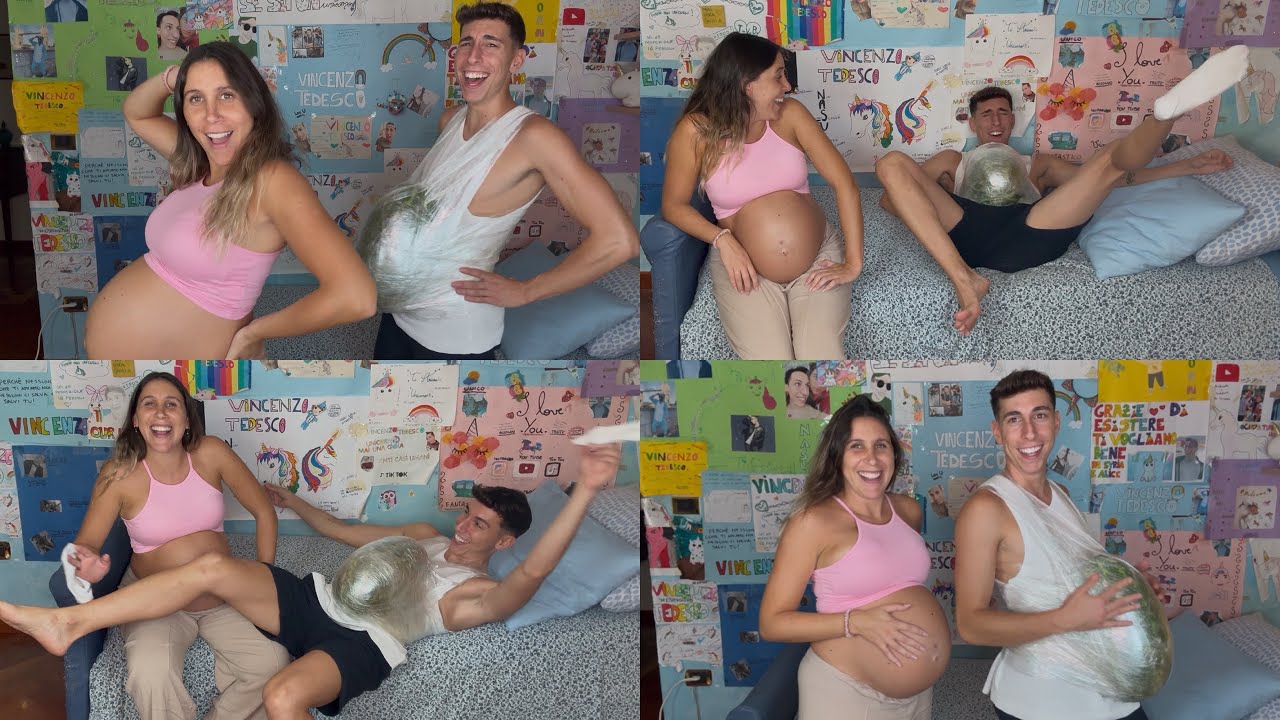 IO VS MIA SORELLA INCINTA 🫃 Pancia finta vs reale 🤰
