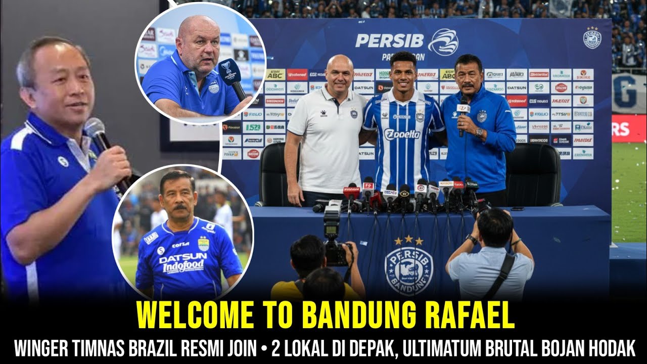 SELAMAT DATANG DI BANDUNG! TIMNAS BRAZIL RAFAEL RATAO JOIN PERSIB, HODAK DEPAK 2 PEMAIN SEKALIGUS