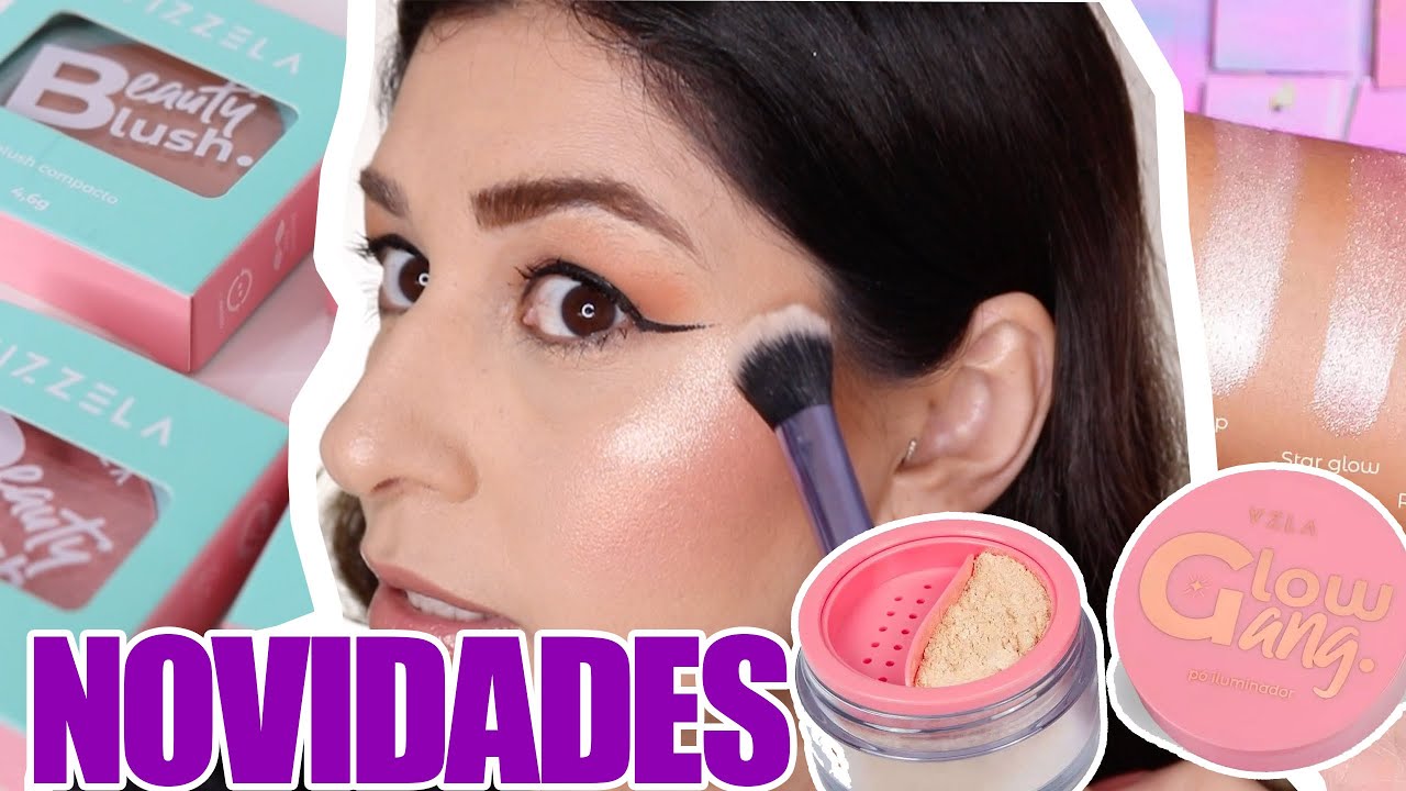 LANÇAMENTOS DA VIZZELA - Blushes e Iluminadores Soltos