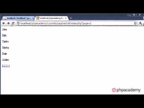 PHP Tutorials Easy Pagination (Part 1_3) [HD]