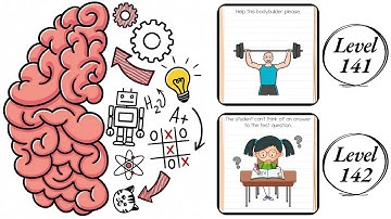 Brain Test : Level 141 , 142 – How to Solve? (Walkthrough)
