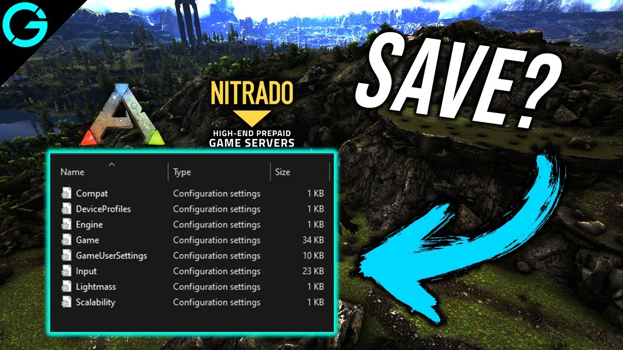 Save Ark Game File From Nitrado Server To Your Pc Steam Epic Youtube