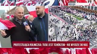 Na żywo! Rolnicy: Tusk jest tchórzem - nie wyjdzie do nas! | TV Republika