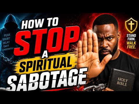 How to STOP a spiritual SABOTAGE formed against YOU.
