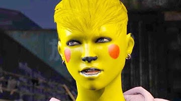 Mortal Kombat XL - Pikachu Cassie PC Mod Performs Intro Dialogues On All Stages Vs All Characters