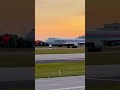 Boeing B747-8F sunset takeoff #boeing #airplane #boeing747 #aviation #boeing