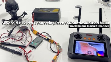 Skydroid H12 Pro Connecting Reebot Robotics UniPod MT11 #skydroid #siyi