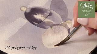 Vintage Eggcup and Egg with Billy Showell - Preview⎮Begin with Billy