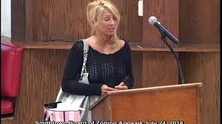 Smithtown Board Zoning Appeals July 24, 2018