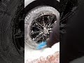 Satisfying Car Wheel Cleaning | ASMR-style Mobile Wheel Brushing &amp; Scrubbing Sounds