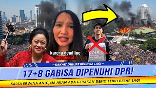 Download Lagu 🔴BUAT RAKYAT MENGAMUK !! DPR TAK BISA PENUHI TUNTUTAN 17+8, SALSA ERWINA AN(C)4M BUBARKAN DPR MP3 Download Lagu 🔴BUAT RAKYAT MENGAMUK !! DPR TAK BISA PENUHI TUNTUTAN 17+8, SALSA ERWINA AN(C)4M BUBARKAN DPR MP3