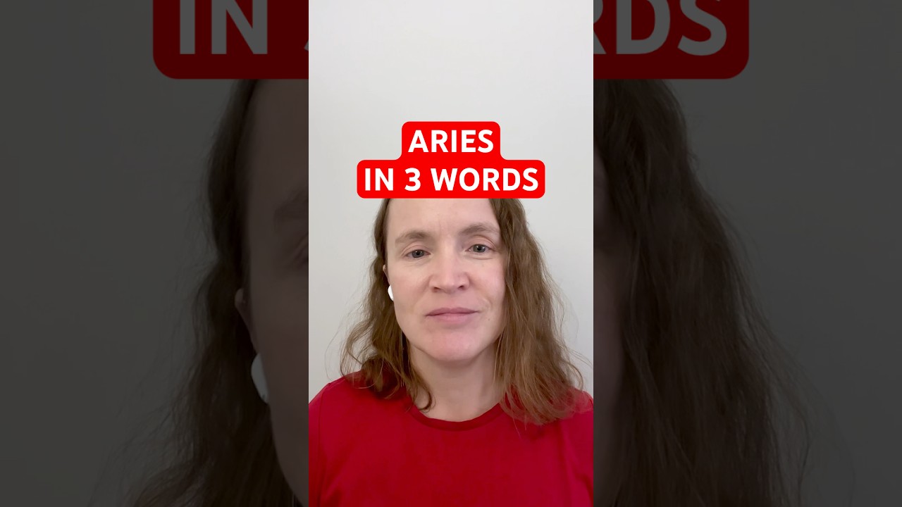 What are your words for Aries? 