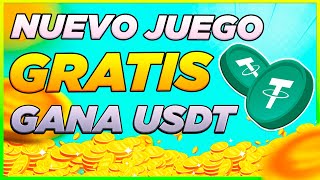 🔥 Nuevo Juego FREE TO PLAY para GANAR USDT GRATIS a mi BILLETERA de CRIPTOMONEDAS 🔥 | DINERO GRATIS