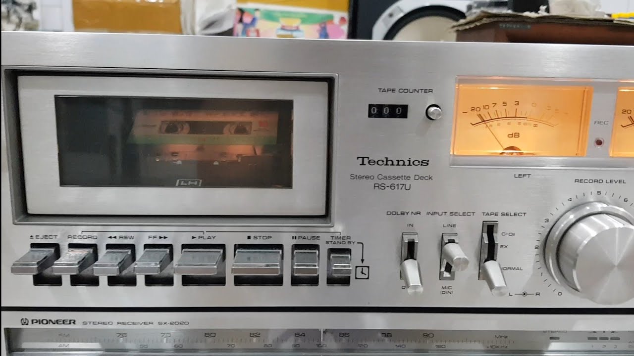 ラジオ・コンポ Technics RS-617U Technics Deck RS-617U Amplifier SU-2500 Tuner ST-2500 (1978) - YouTube