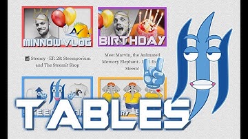 The Steemy Show EP. 29: How to Create Beautiful Tables in Markdown