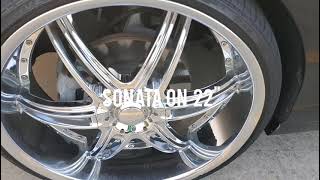 Famous How 22" rims look on a Sonata ( Tim car) Wealth