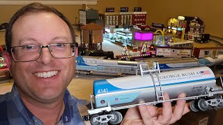 Lionel George H. W. Bush 4141 Unibody Tank Car - Tca Metca Division Exclusive Unboxing And Run