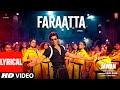 Jawan: Faraatta (Lyrical): Shah Rukh Khan | Nayanthara | Atlee |Anirudh| Arijit S, Jonita G, Badshah