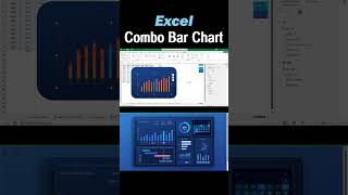 Excel Combined Bar Chart for Interactive Dashboard Visualization