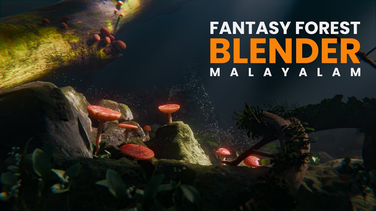 Create a Fantasy Forest In Blender Malayalam tutorial - YouTube