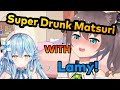 [Eng Sub] Super drunk Matsuri calls to Lamy (Natsuiro Matsuri/Yukihana Lamy)[Hololive]