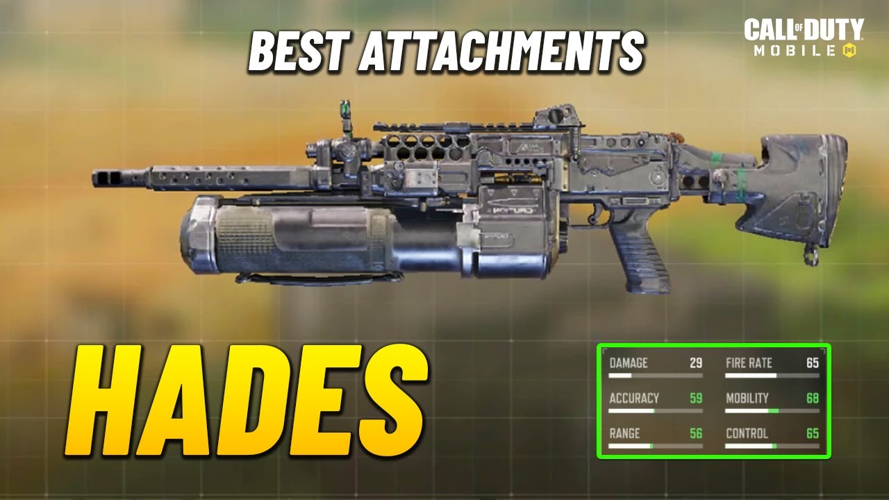 Melhor carregamento Hades LMG para Call of Duty: Mobile - CenárioMT