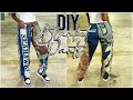 How to make Fringe BLANKET PANTS | *DIY* | Thrift Flip!