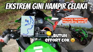 Extreme riding with ZX25R to MOUNT TELOMOYO MAGELANG | Walid's children hunting