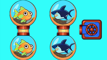 save the fish / pull the pin level android games save fish game pull the pin puzzle /3075 - 3190