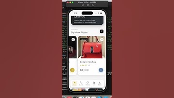 Free Luxury E-Commerce App UI/UX in Flutter | Stunning Mobile App Design