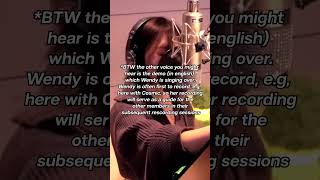 Wendy is crazy in the studio 🤯