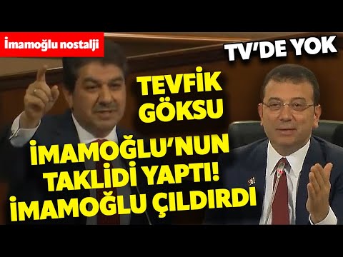 Tevfik Göksu Ekrem İmamoğlu'nun Taklidini Yaptı! İmamoğlu Çılgına Döndü!