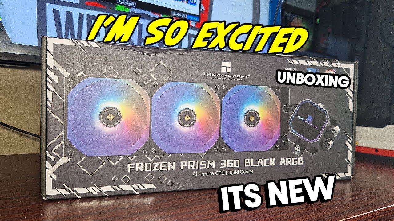 Thermalright Frozen Prism 360 Black ARGB CPU Water Cooler Unboxing 