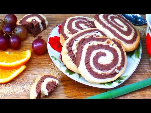 Pinwheels spiral swirl cookie recipe (Chocolate and vanilla)