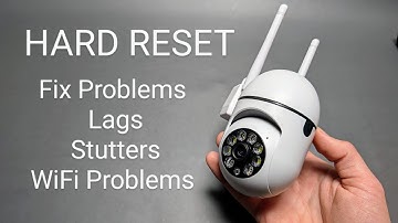 Reset & Fix Problems - Yi IoT Wireless WiFi Security Camera IP CCTV with Cloud Storage