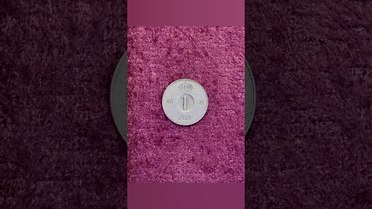 Swedish coin 1 Ore 1962 🇸🇪