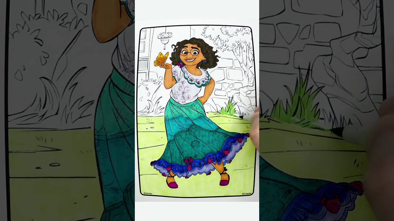 Coloring Mirabel | Disney Encanto Coloring Pages