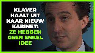 Jesse Klaver Haalt Keihard Uit Naar Nieuw Kabinet Ze Hebben Geen Enkel Idee