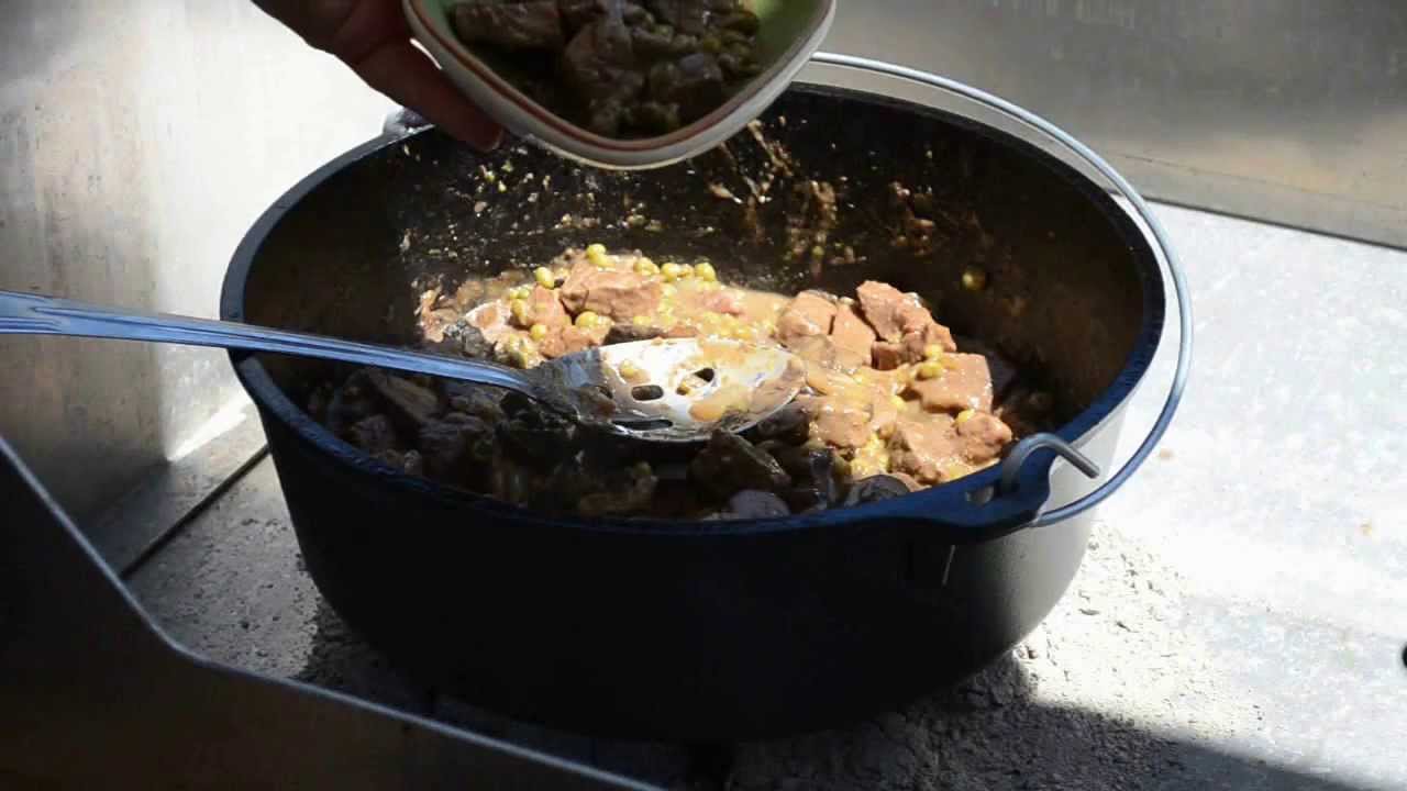 Black Java Beef Stew in the Dutch Oven. - YouTube