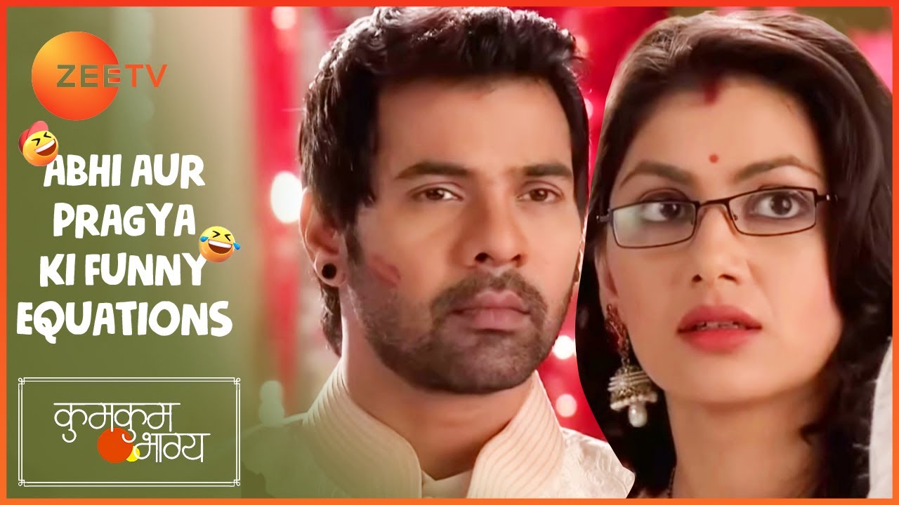 Abhi के गाल पर Pragya की Lipstick | Kumkum Bhagya | Abhi aur Pragya ki Funny Equations | Zee TV