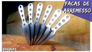 COMO FAZER FACAS DE ARREMESSO (throwing knives) screenshot 2