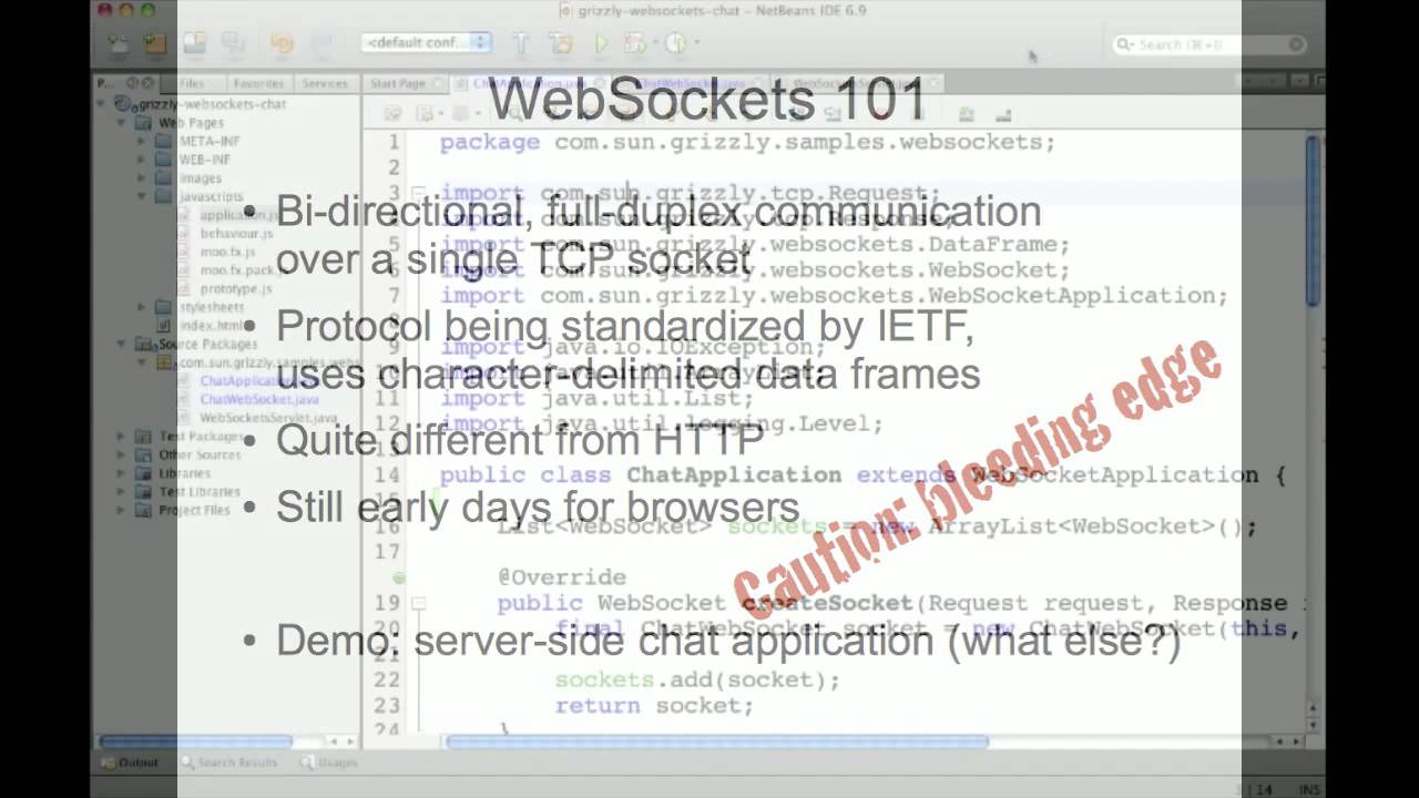 Sockets support in Milestone 2 of GlassFish 3.1 YouTube